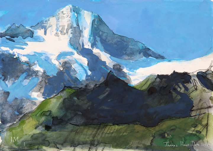The Breithorn, Lauterbrunnen Valley, Bernese Oberland
